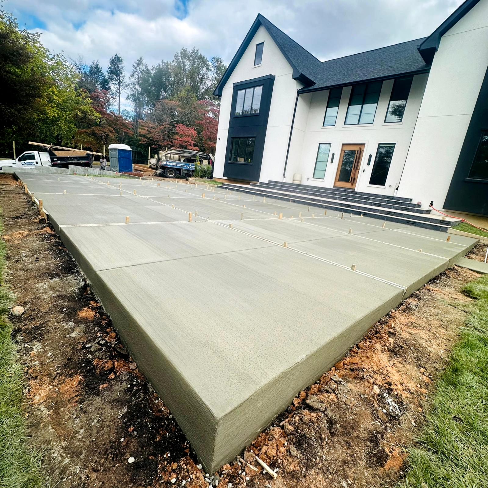Premium finished residential concrete slab